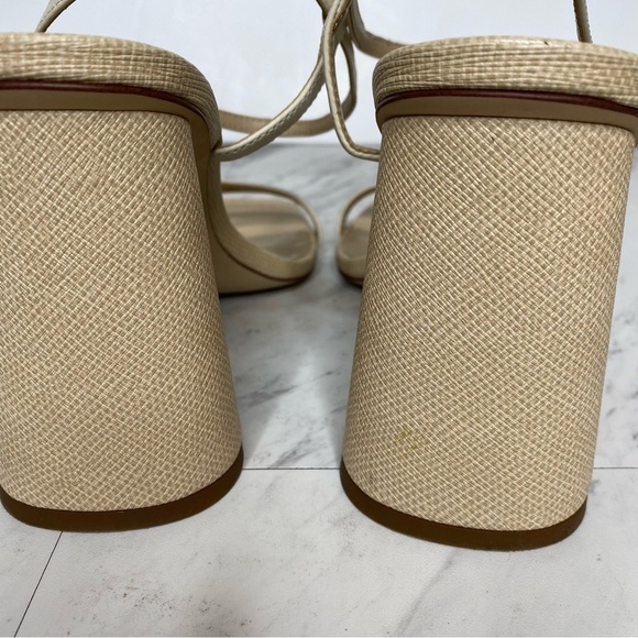 Sam Edelman Kit Natural Leather Heeled Sandal 8 1/2M - Picture 4 of 14